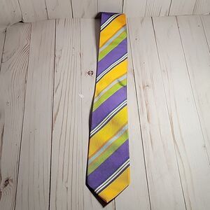 Robert Jensen Colorful Silk Tie New
